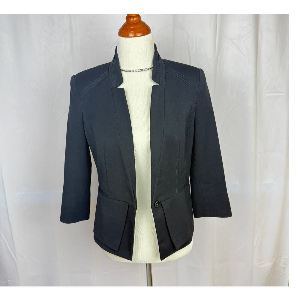 WHBM White House Black Market 3/4 sleeve blazer jacket 6